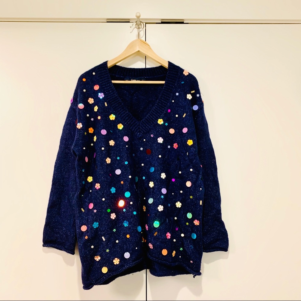 🤩brand new🤩Zara oversized Halliday sweater